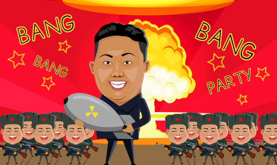Šiaurės Korėjos karikatūra