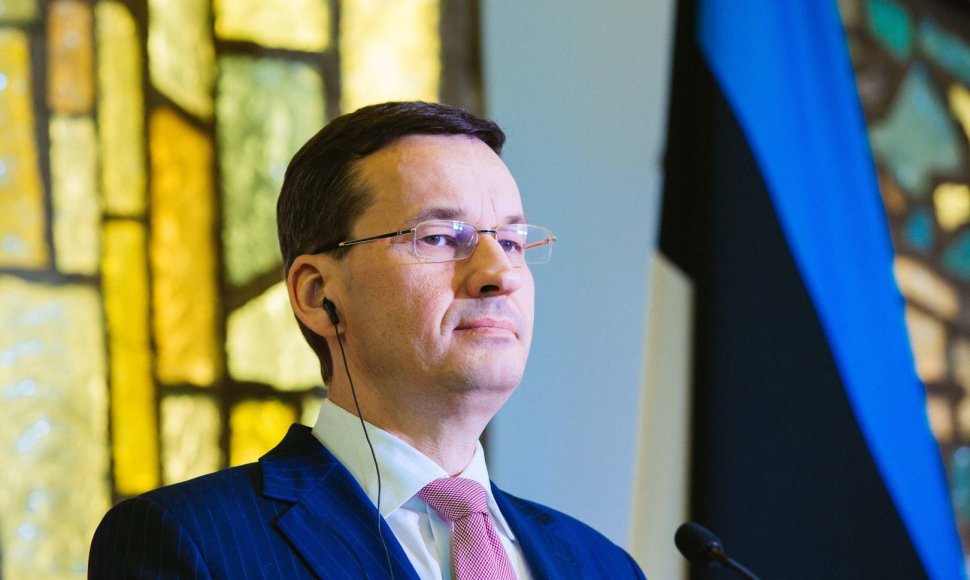 Lenkijos vyriausybės vadovas Mateuszas Morawieckis