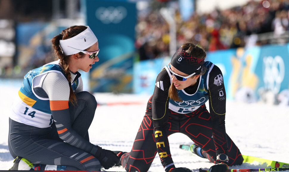 Darja Nepryjeva ir Katharina Henng-Dotzler.