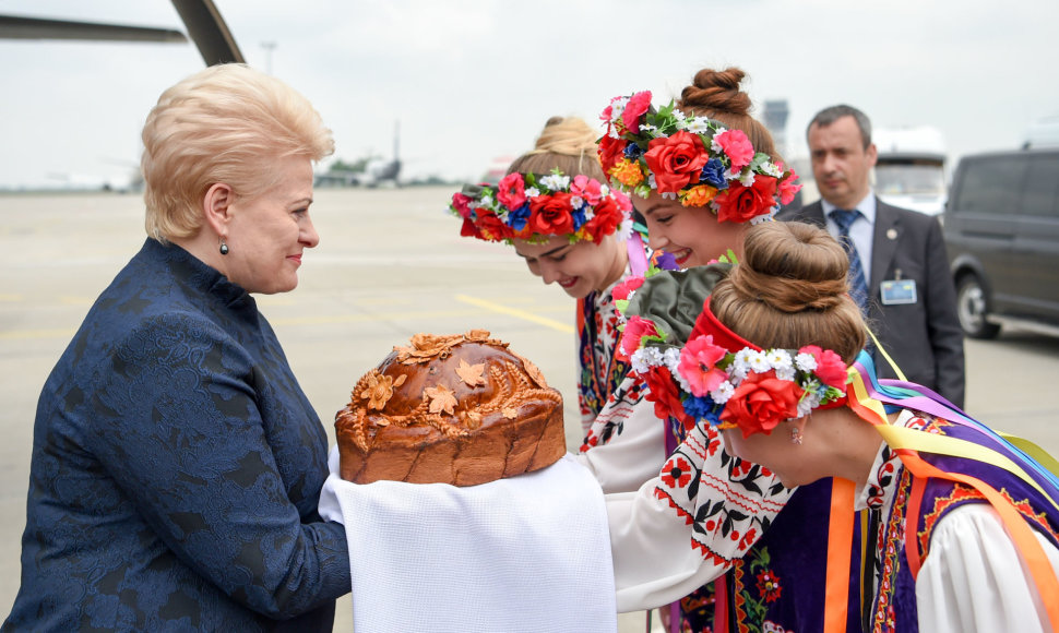 Prezidentės Dalios Grybauskaitės vizitas Ukrainoje