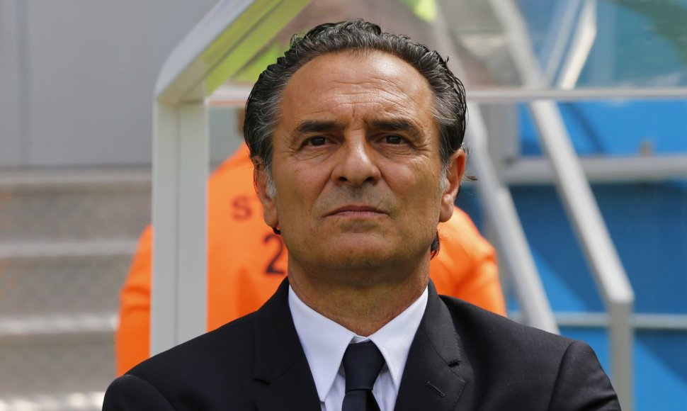 Italijos futbolo rinktinės treneris Cesare Prandelli