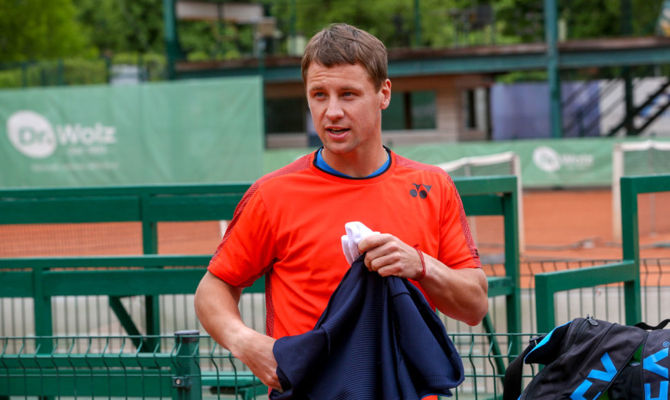 Tenisininkas Ričardas Berankis 