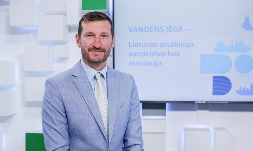 Asociacijos „Vandens jėga“ vadovas Marius Švaikauskas