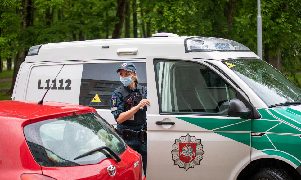 Klaipėdos apskrityje pareigūnai tikrino, kaip laikomasi Kelių eismo taisyklių.