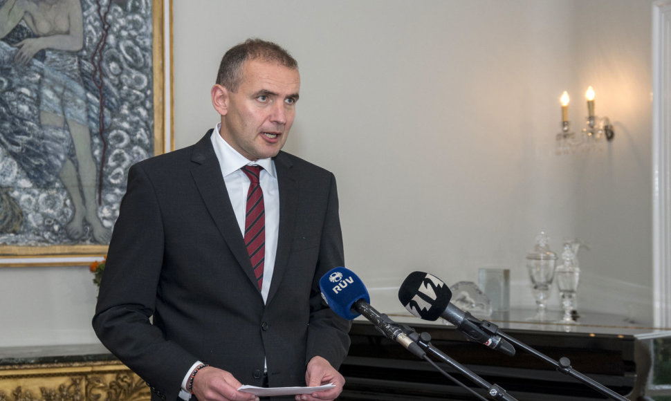 Islandijos prezidentas Gudni Johannessonas