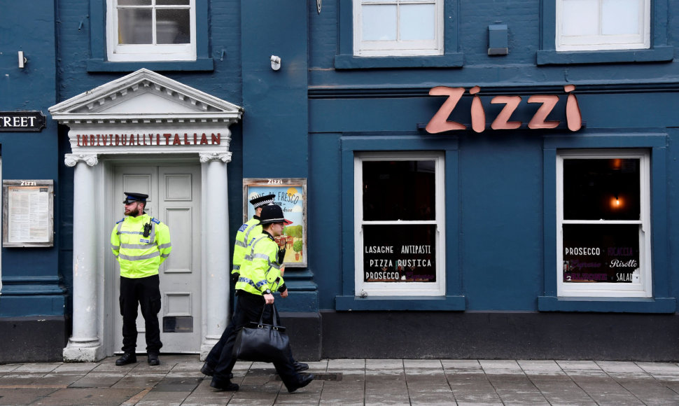  „Zizzi“ restoranas, prie kurio buvo rastas sąmonę praradęs Sergejus Skripalis