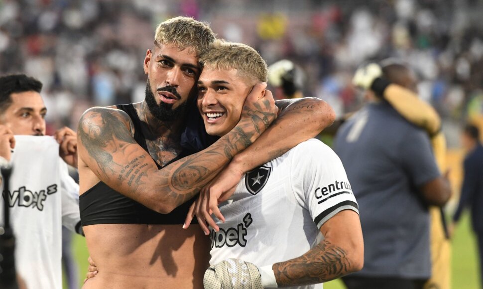 ,,Botafogo&ldquo; futbolininkai po pergalės prie&scaron; ,,PSG&ldquo;