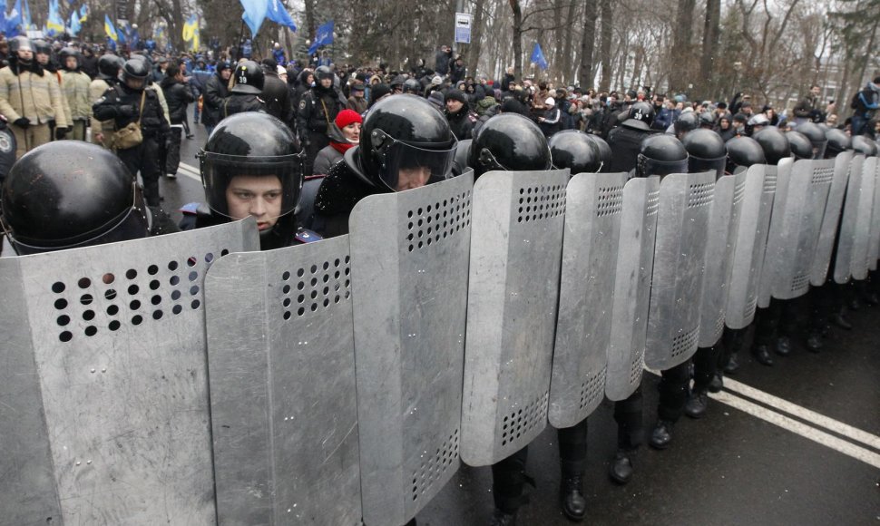 Opozicijos mitingas Kijevo Nepriklausomybės aikštėje