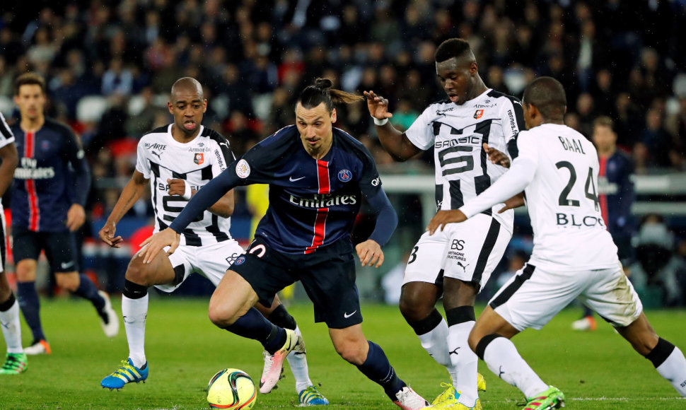 Zlatanas Ibrahimovičius tęsia savo įspūdingą sezoną Prancūzijoje
