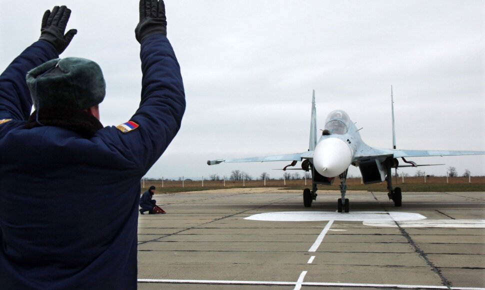 „Sukhoi Su-27 SM“ naikintuvas Kryme
