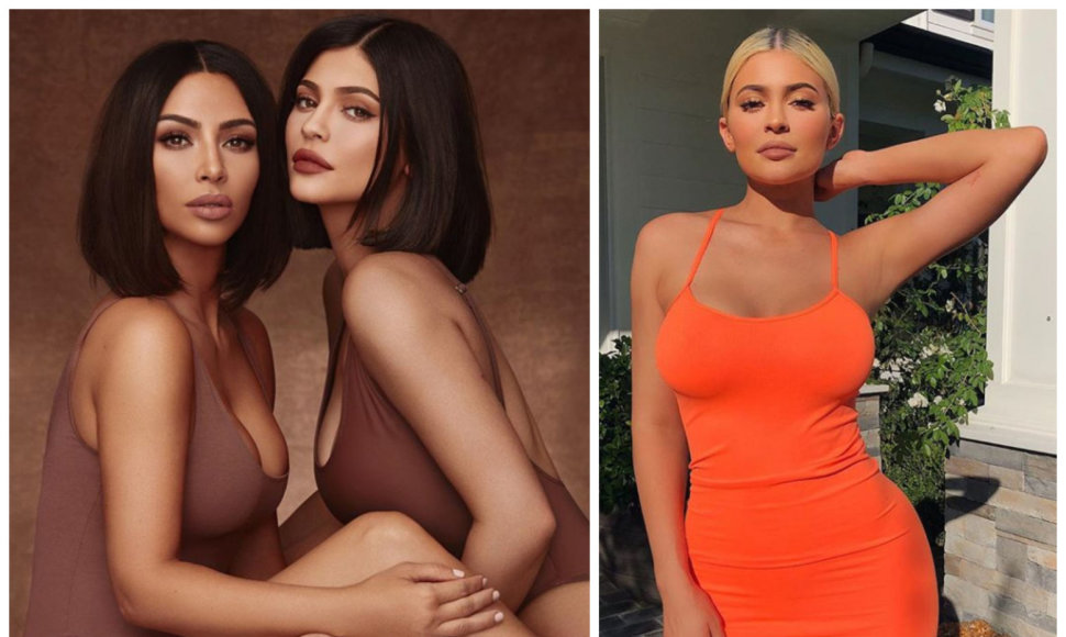 Kim Kardashian ir Kylie Jenner