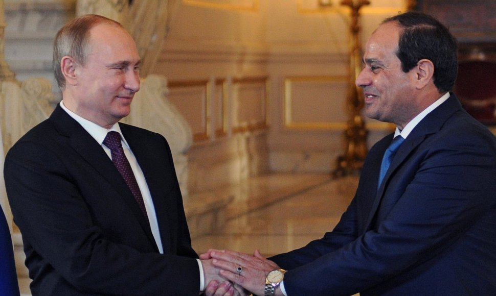 Rusijos ir Egipto vadovai