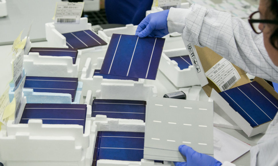 „Soli Tek cells“ saulės modulių gamybos linija