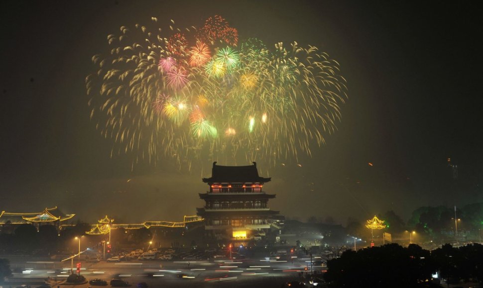 Naujųjų metų pagal mėnulio kalendorių sutikimas Kinijoje