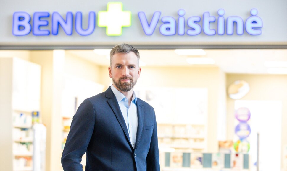 BENU vaistinių tinklo vadovas Mindaugas Urbas