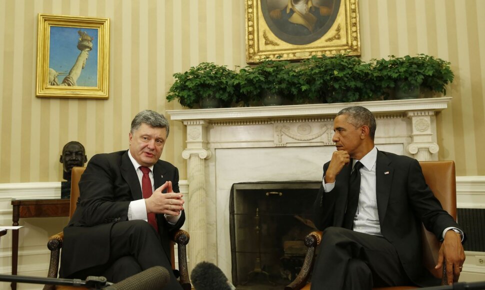 Petro Poro&scaron;enka ir Barackas Obama