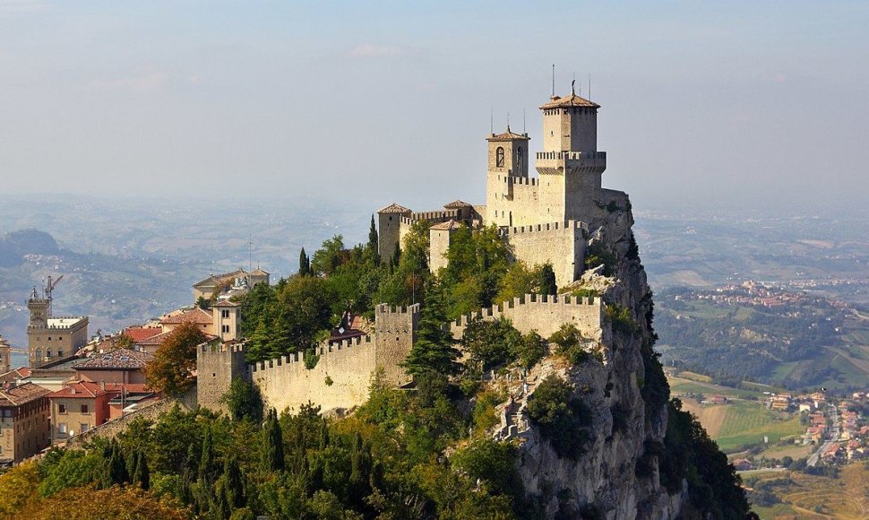 Titano kalnas ir San Marino tvirtovė