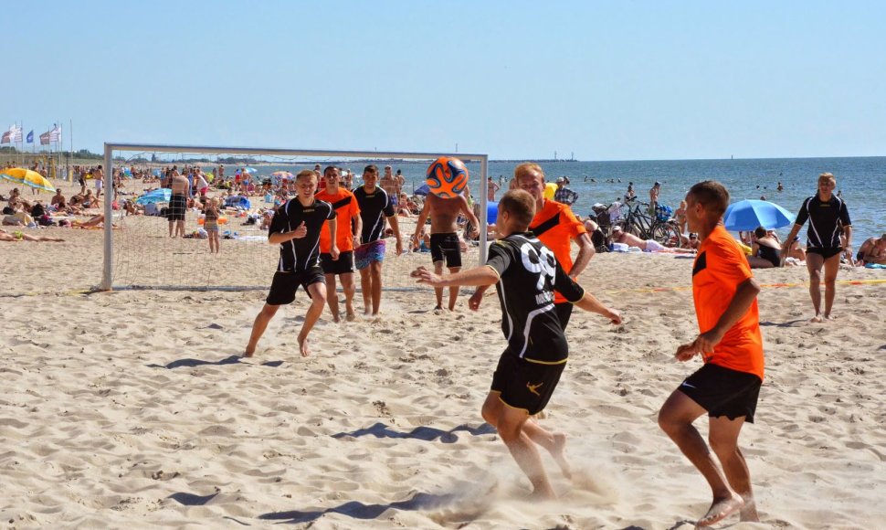 Paplūdimio futbolo turnyras Klaipėdoje 