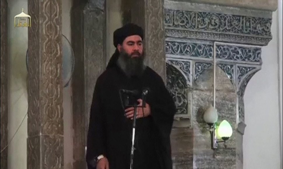 Kalifu pasiskelbęs Abu Bakras al Baghdadi 