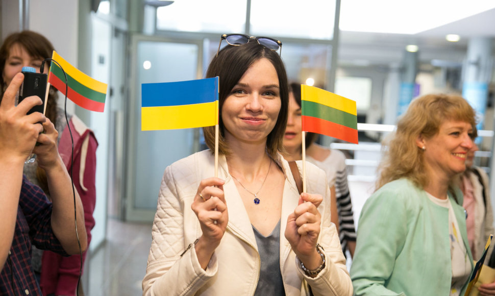 Bevizių ukrainiečių sutikimas Vilniuje