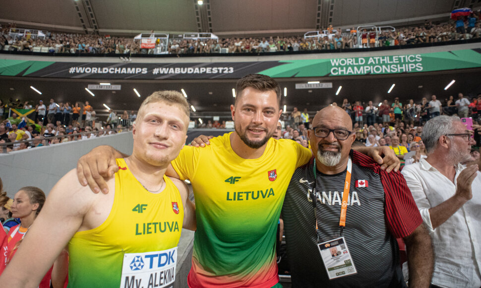 Mykolas Alekna, Mantas Jusis ir Mohamadas Saatara