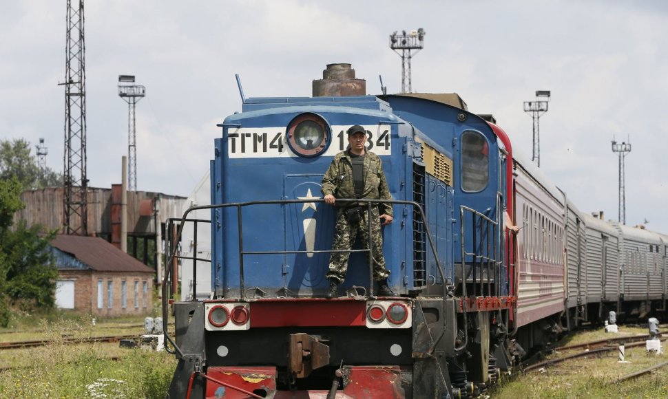 Traukinys Ukrainoje