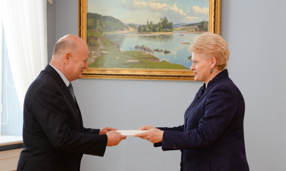 Vytautas Naudžius ir Dalia Grybauskaitė