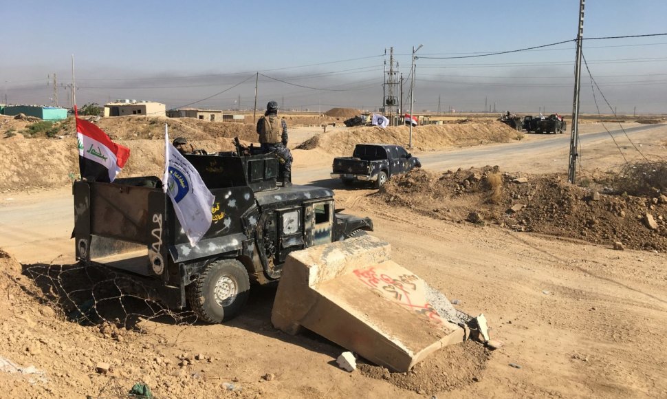 Prie Kirkuko įsiplieskė susirėmimų tarp Irako vyriausybės ir kurdų pajėgų