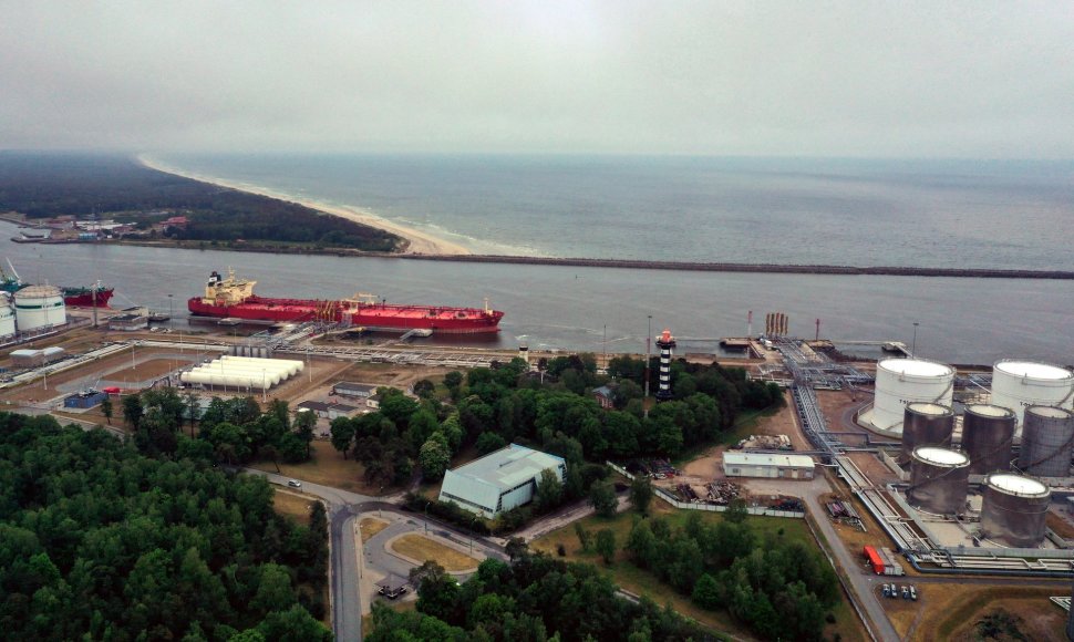 Tanklaivis su nafta Baltarusijai 