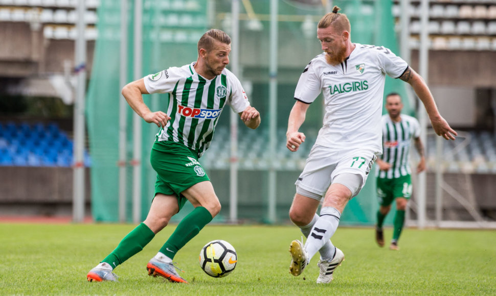 LFF taurės pusfinalis : „Kauno Žalgiris“ prieš Vilniaus „Žalgirį“