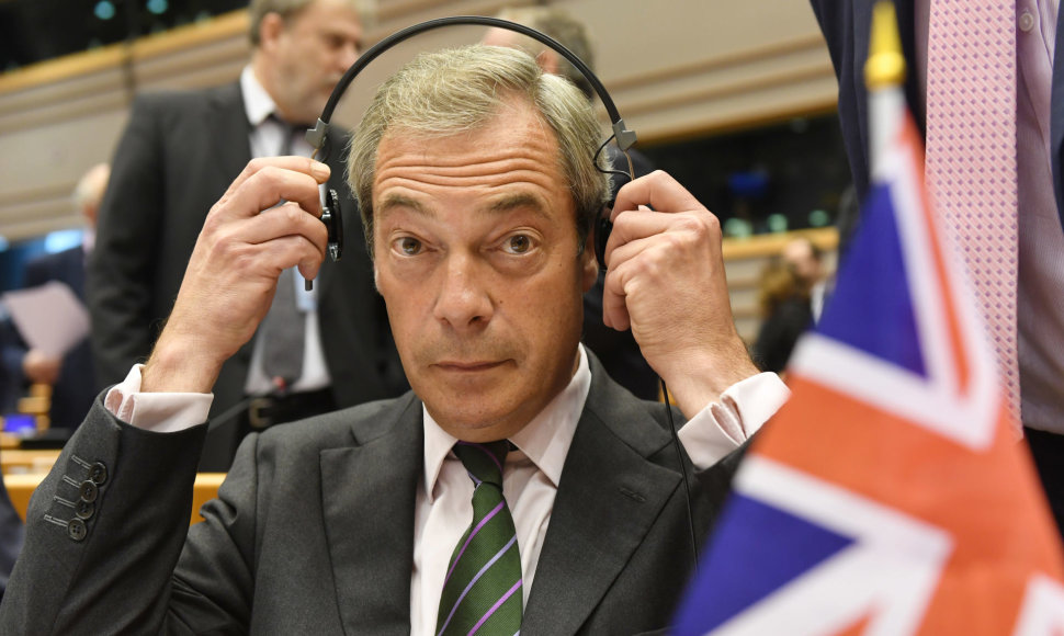 Nigelas Farage'as Europos Parlamente