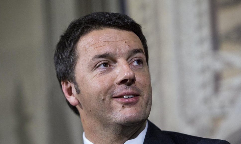 Italijos vyriausybės vairą perėmė Matteo Renzi.