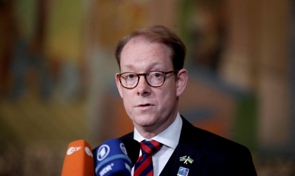 Švedijos užsienio reikalų ministras Tobias Billstromas