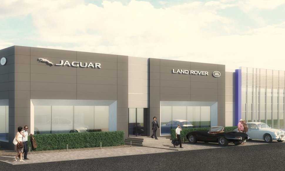 „Jaguar Land Rover“ salono maketas