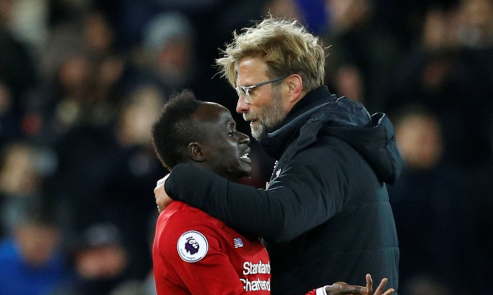 Sadio Mane ir Jurgenas Kloppas