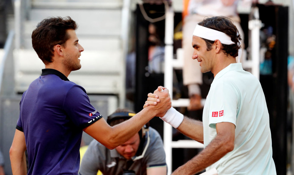 Dominicas Thiemas ir Rogeris Federeris