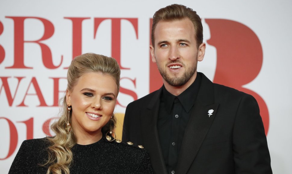 Harry Kane'as su žmona Katie Goodland 