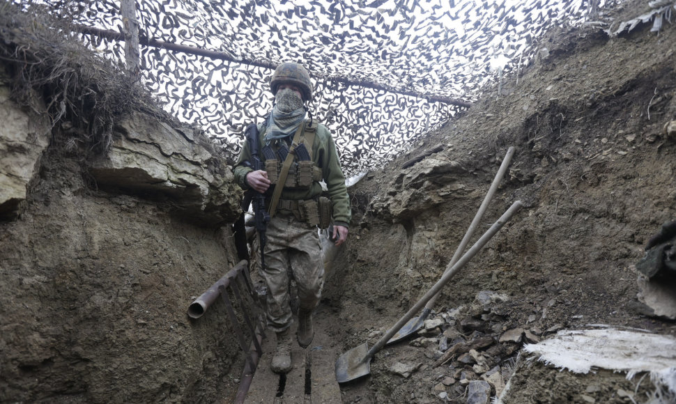 Ukrainos karys pozicijose