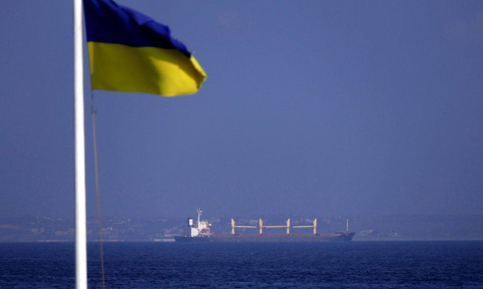 Ukrainos grūdus gabenantis laivas