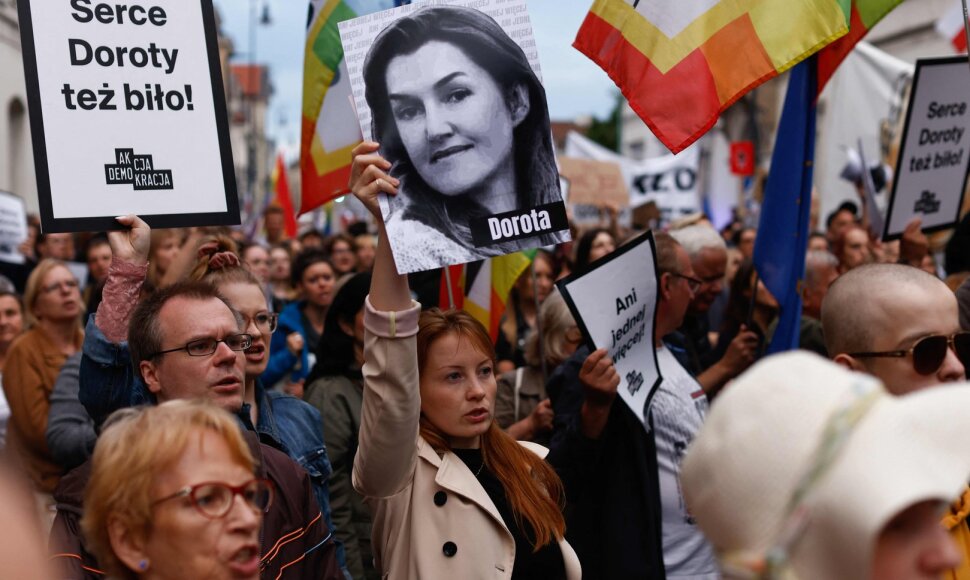 Protestas Lenkijoje prieš abortų draudimą, 2023 m.