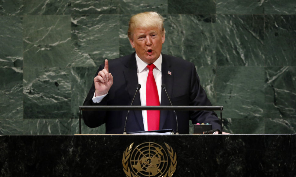 Donaldas Trumpas JT Generalinėje Asamblėjoje