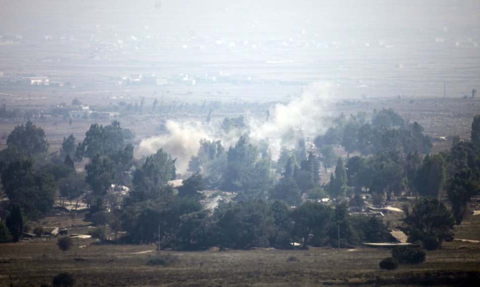 Golando aukštumose Sirijos kariuomenė kovoja su "Al Qaeda" teroristais 