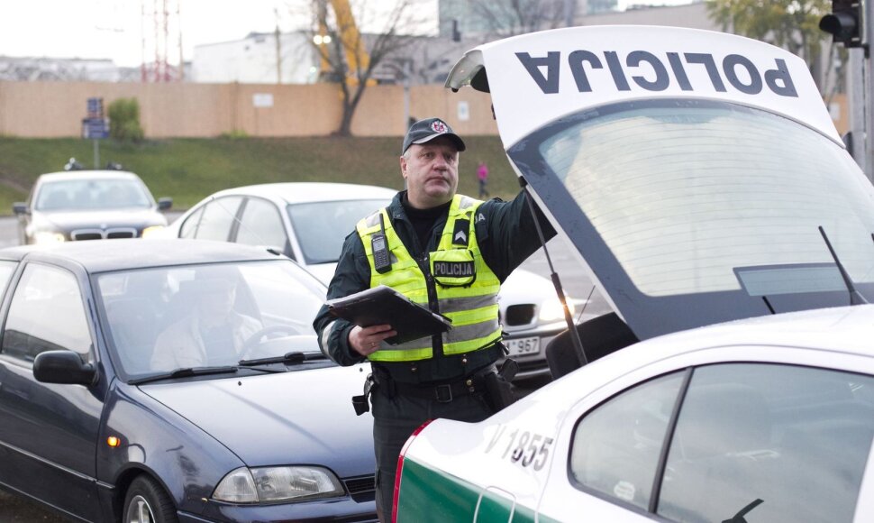 Policijos akcija Vilniuje