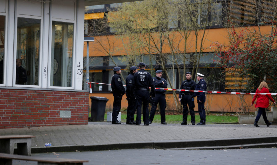 Išpuolis įvykdytas Kaethe Kollwitz vidurinėje mokykloje Liuneno mieste