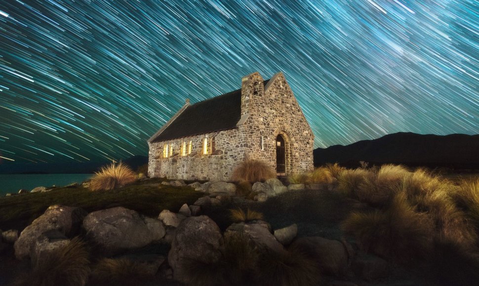 Žvaigždėmis nusėtas Naujosios Zelandijos dangus