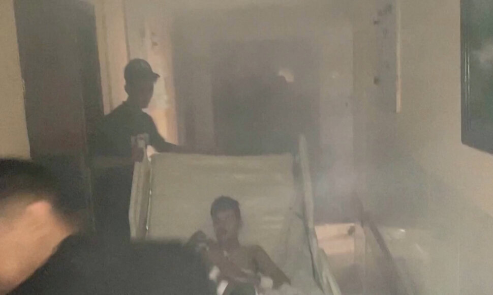 Vaizdai i&scaron; al Shifos ligoninės Gazoje
