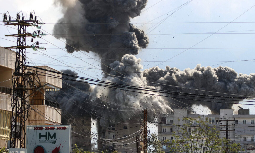 Izraelio smūgiai Libane / KAWNAT HAJU / AFP