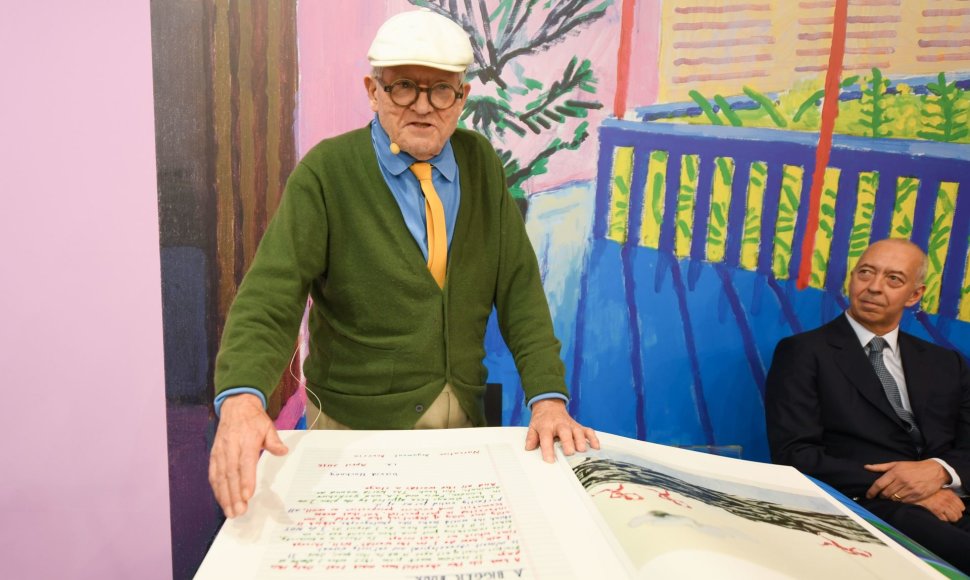 Davidas Hockney ir jo „Didesnė knyga“