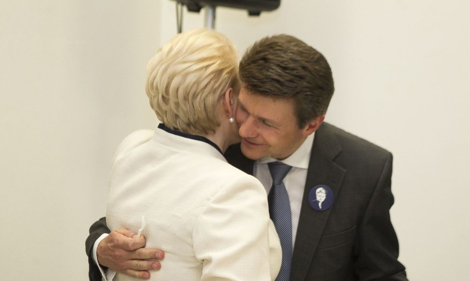 Dalia Grybauskaitė ir Romas Švedas