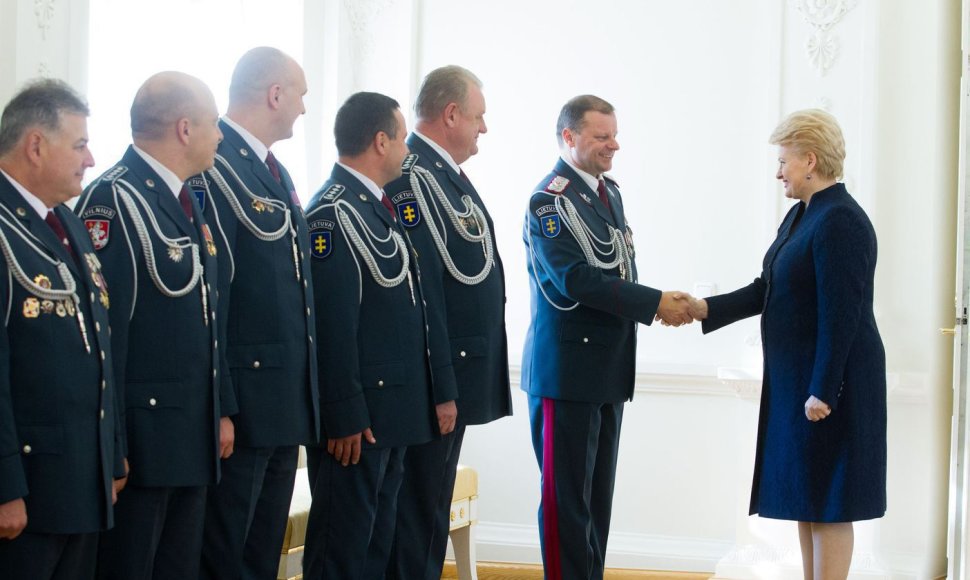 Policijos vadovai susitiko su Dalia Grybauskaite